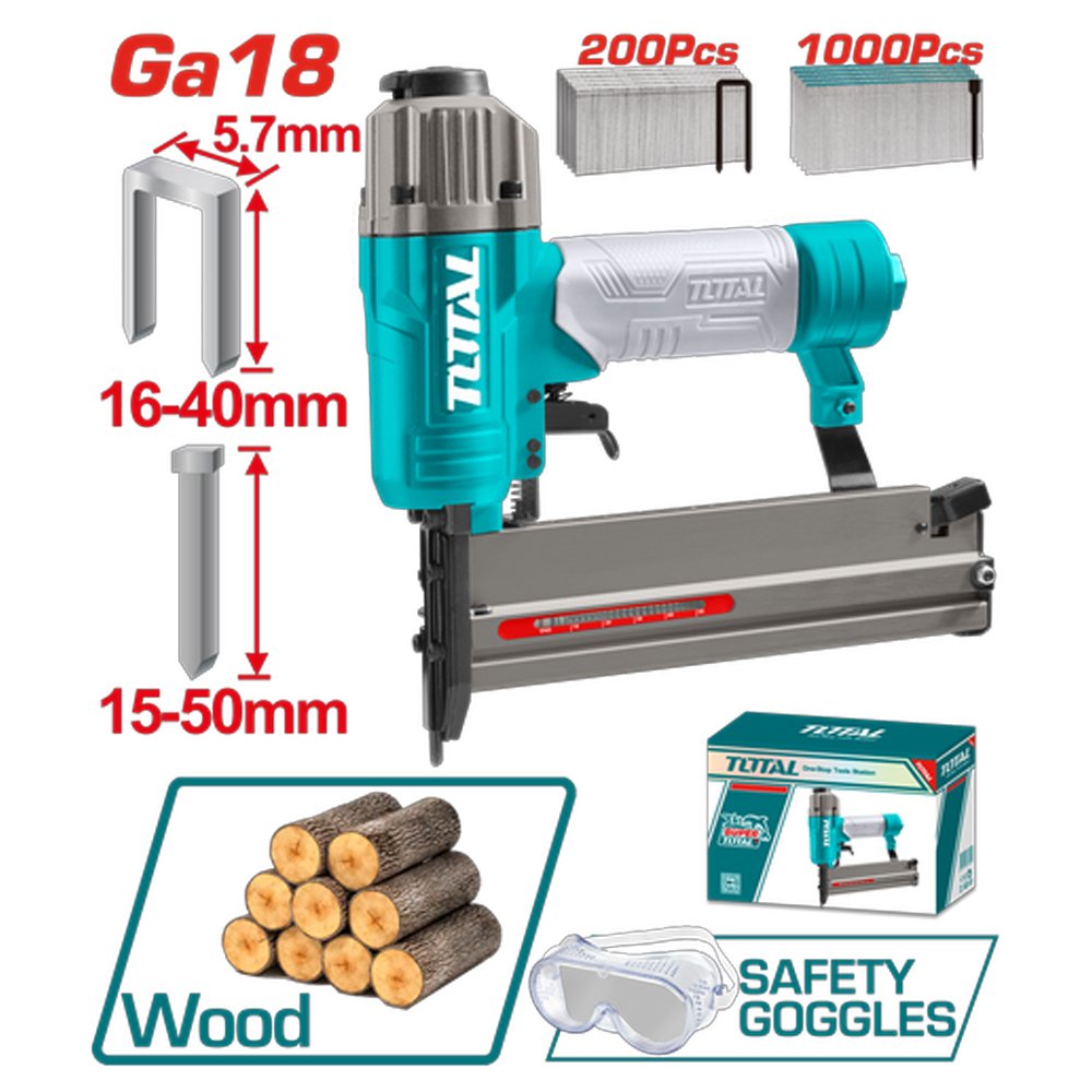 CLAVADORA + GRAPADORA NEUMATICA 2 EN 1 TOTAL (TAT81501) CLAVADORA + GRAPADORA NEUMATICA 2 EN 1 TOTAL (TAT81501) - Image 1