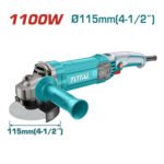 PULIDORA 4 1/2 1100W INCLUYE MANGO AUXILIAR INDUSTRIAL TOTAL (UTG110125563)