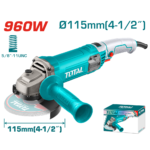 PULIDORA 4 1/2 960W INCLUYE MANGO AUXILIAR INDUSTRIAL TOTAL (UTG10911576)