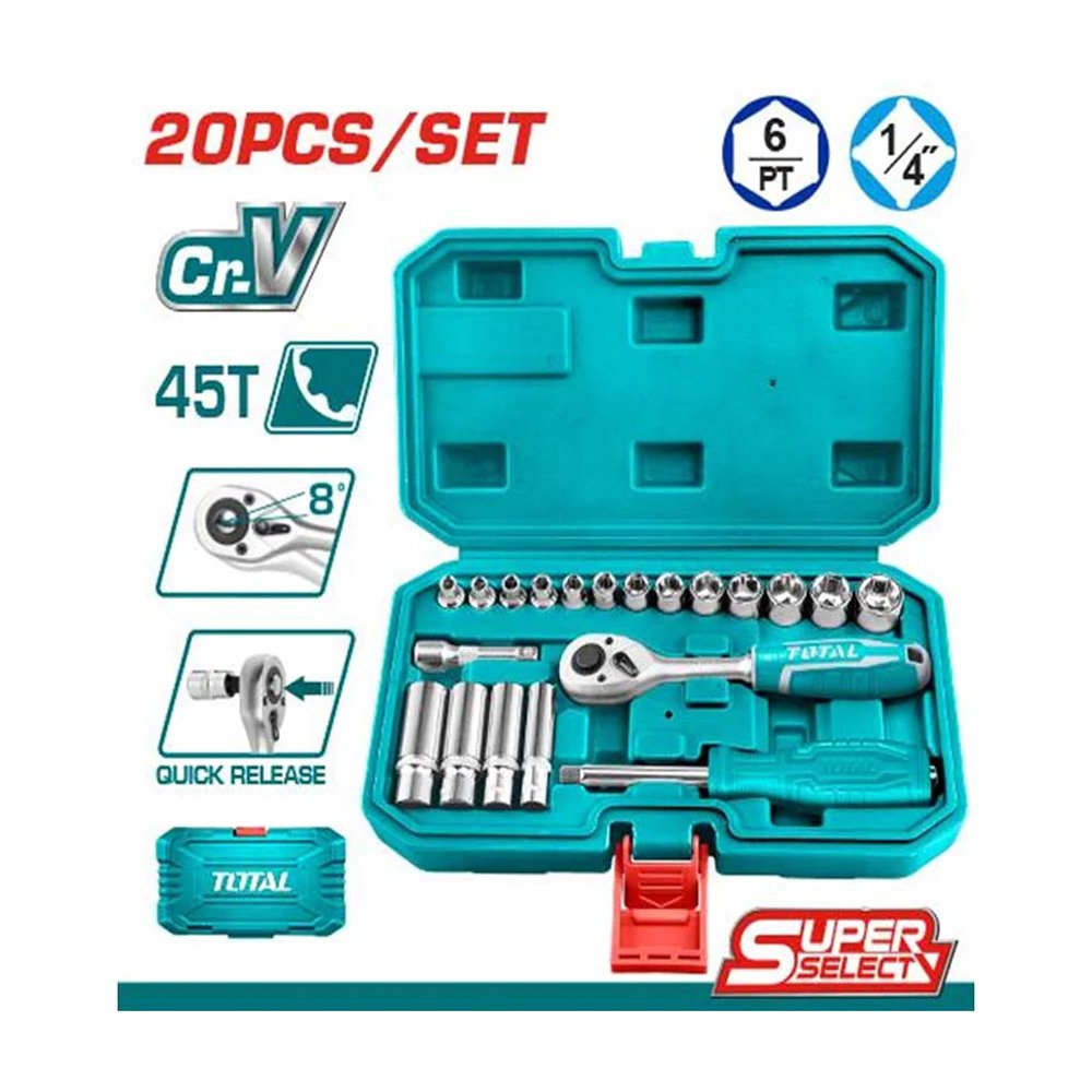 RACHE CON COPAS 1-4_ X 20 PZS SUPER SELECT TOTAL (THT141201) RACHE CON COPAS 1/4" X 20 PZS SUPER SELECT TOTAL (THT141201) - Image 1